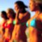Models In Sexy Thong Bikinis
